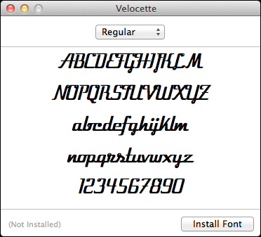 Install new font windows xp